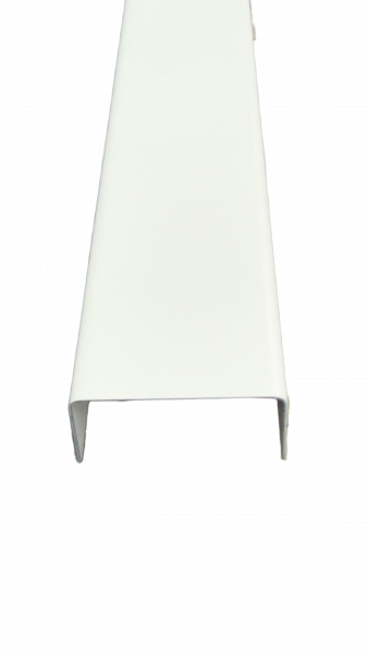 U-Profil aus Stahl verzinkt RAL 9002 grauweiss Stärke 0,75 mm zugeschnitten